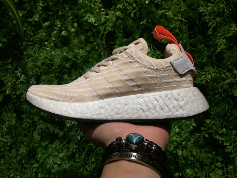 Adidas NMD R2 Nomad Linen White beige boost Womens BA7260